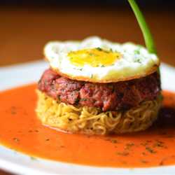 Beef Egg Noodle Steak